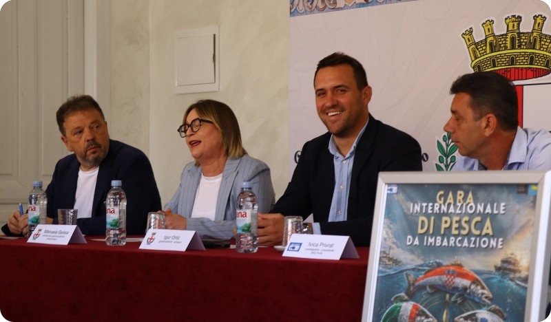 Prijem u Vodnjanu povodom 1. Međunarodnog natjecanja u udičarenju s brodice SRD Portić u Peroju-160833