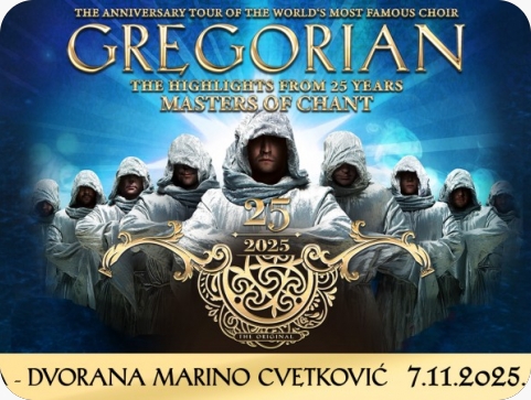 Večeras ne propustite Gregorian u Opatiji: Mistični zvuk koji oduzima dah stiže u dvoranu Marino Cvetković-155375