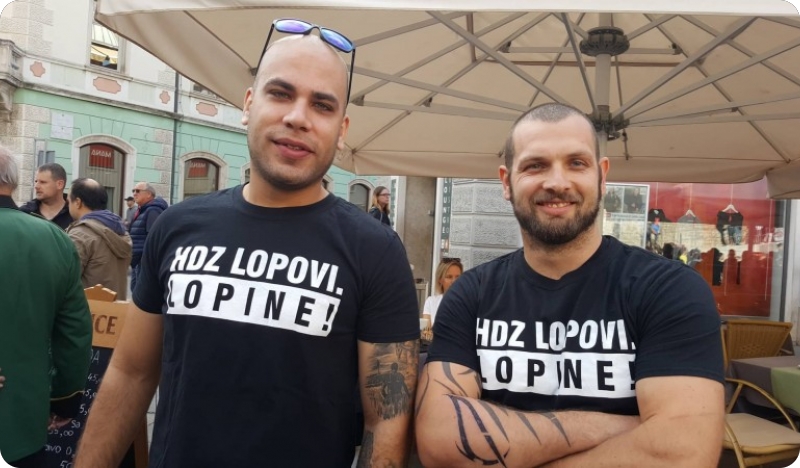 Policija privodi zbog majica “HDZ lopovi” - VIDEO-101061