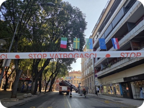 Hitna intervencija na Giardinima zbog oštećene ladonje-162598