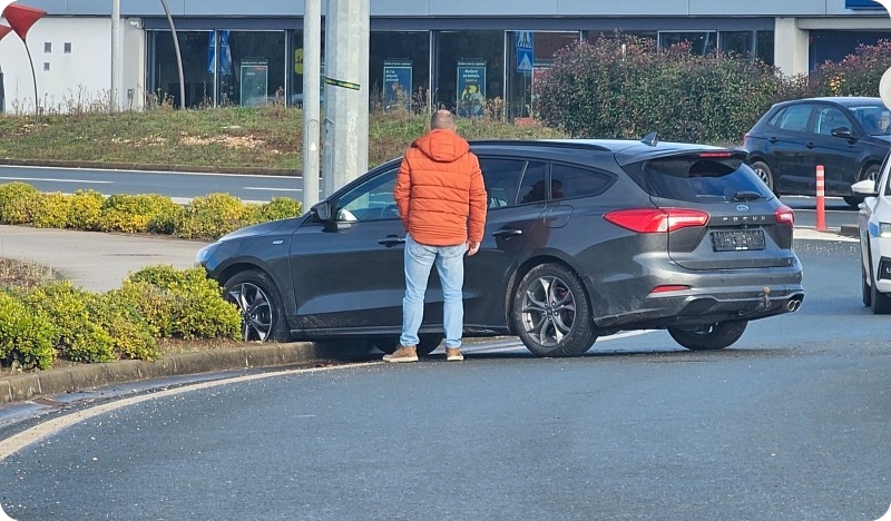 Sudar na rotoru u Šijani, promet jutros otežan (VIDEO)-158066