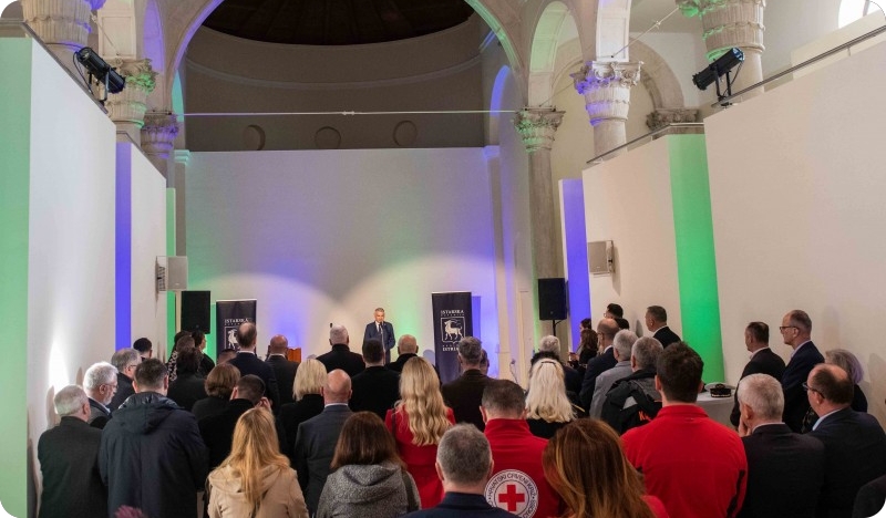 Župan Miletić na blagdanskom prijemu: Uspjeh Istarske županije temelji se na zajedničkom trudu-149267