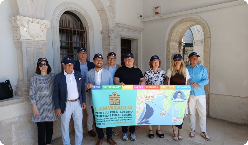 Predstavljena velika regata L’AMMIRAGLIA koja povezuje tri jadranske regije: Venecija - Pula - Lošinj-153300