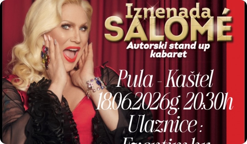 Jedinstvena Salome stiže u Pulu s autorskim stand up-cabaretom “Iznenada Salome”-160759