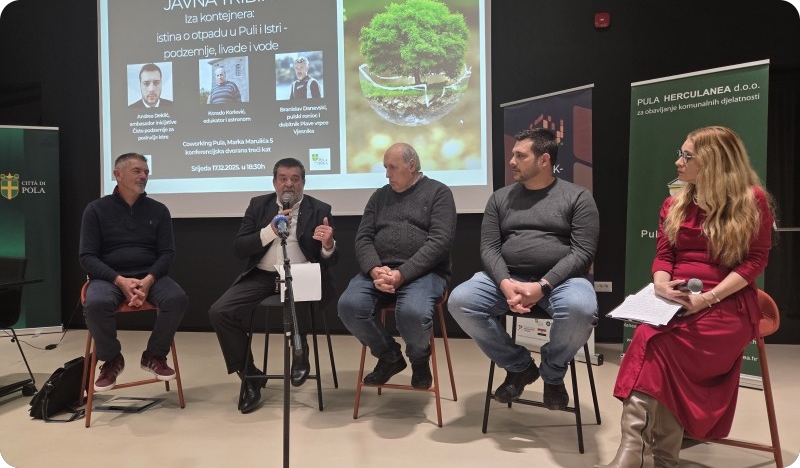 Uz zanimljive i iskusne paneliste u Puli održana javna tribina o otpadu i zagađenju okoliša-157349