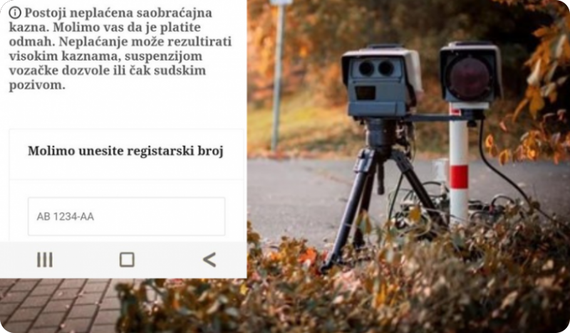 Upozorenje građanima: Policija ne šalje SMS poruke o plaćanju prometne kazne putem poveznice-160380