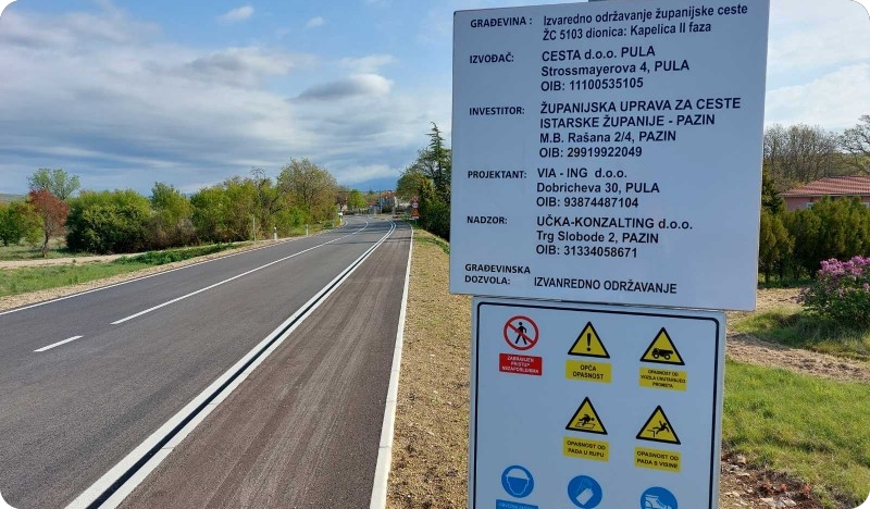 Započinje druga faza radova na cesti kroz Kapelicu-126405