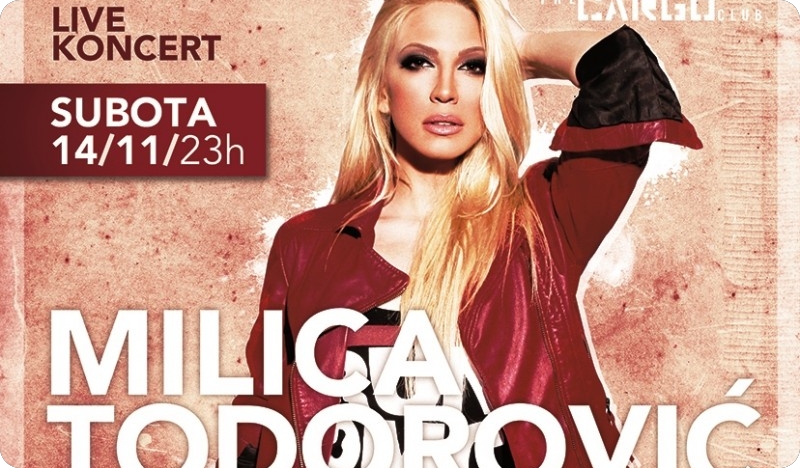 Milica Todorović ove subote u Cargo Clubu-63198