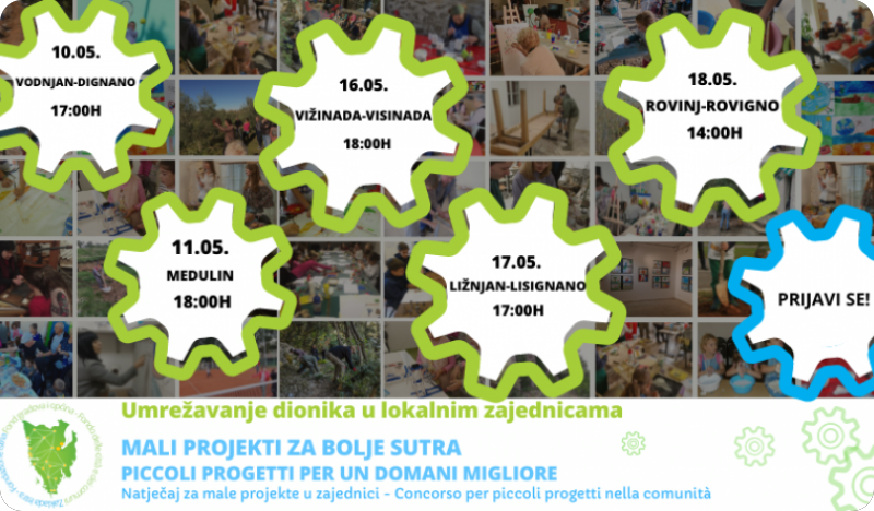 Poziv na umrežavanje dionika u Općini Medulin i prezentacija natječaja „Mali projekti za bolje sutra“-126665