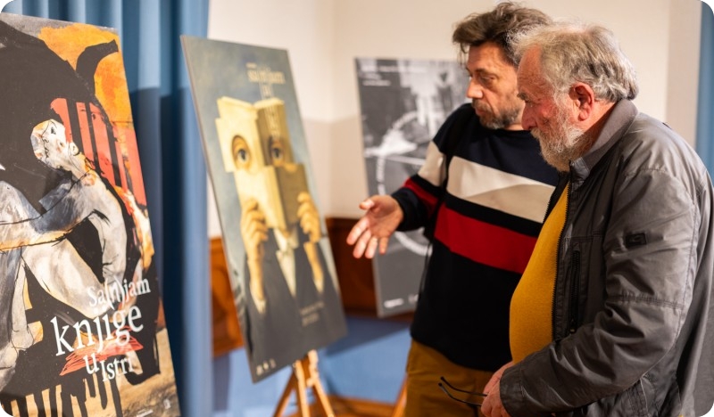 Sa(n)jam knjige u Istri otvara izložbu Mauricija Ferlina i premijeru filma Borisa Miljkovića-156649