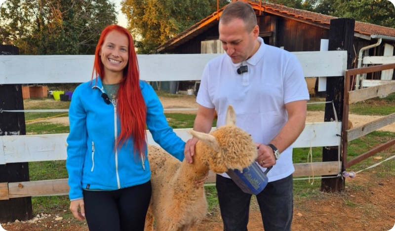 Ministar David Vlajčić posjetio OPG Bijelić Nikolina i Alpaka Ranch Kavadah u Valturskom Polju-164338