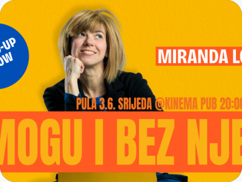 Originalan stand up show “A mogu i bez njega” Mirande Lončar u Kinema pubu-160914