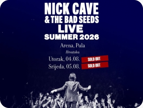 Nick Cave & The Bad Seeds rasprodali oba koncerta u pulskoj Areni-161976