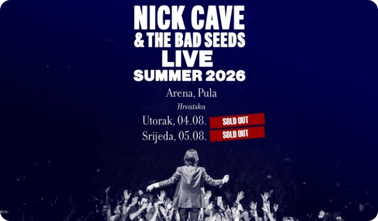 Nick Cave & The Bad Seeds rasprodali oba koncerta u pulskoj Areni-161976