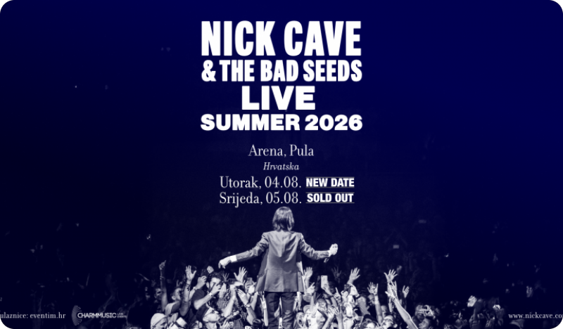 Najiščekivaniji koncerti ljeta su skoro rasprodani, Nick Cave & The Bad Seeds dva dana za redom u pulskoj Areni-158023
