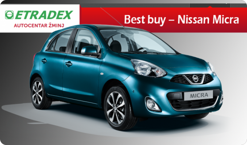 Etradex autocentar Žminj: Odvezite se u novoj Nissan Micri po nikad povoljnijoj cijeni !!-76157