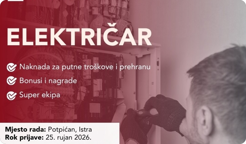 ROCKWOOL u Potpićnu traži radnika u održavanju - električara (m/ž)-162313