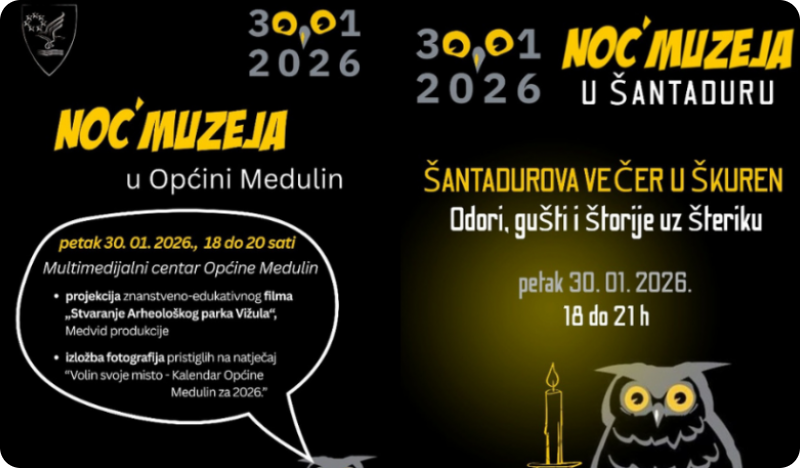 Noć muzeja 2026. u Medulinu uz film, izložbu i večer u škuren-158126