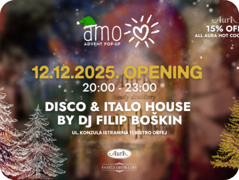 Napokon nešto novo u Puli: AMO Winter Pop-Up x Destilerija AurA sutra otvara vrata u dvorištu kultnog Orfeja u starom gradu Pule-157181