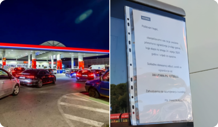 Petrol u Puli ograničio prodaju goriva na 300 litara po točenju-162379