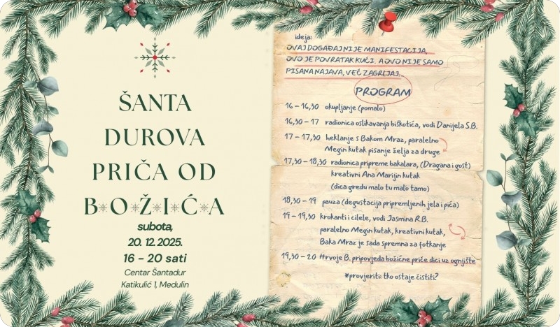 Šantadurova priča od Božića, novi događaj posvećen tradiciji i zajedništvu-157341