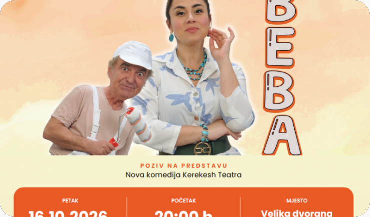 Poreč: Besplatna hit komedija “Beba” Kerekesh Teatra u petak u Žatici-164212