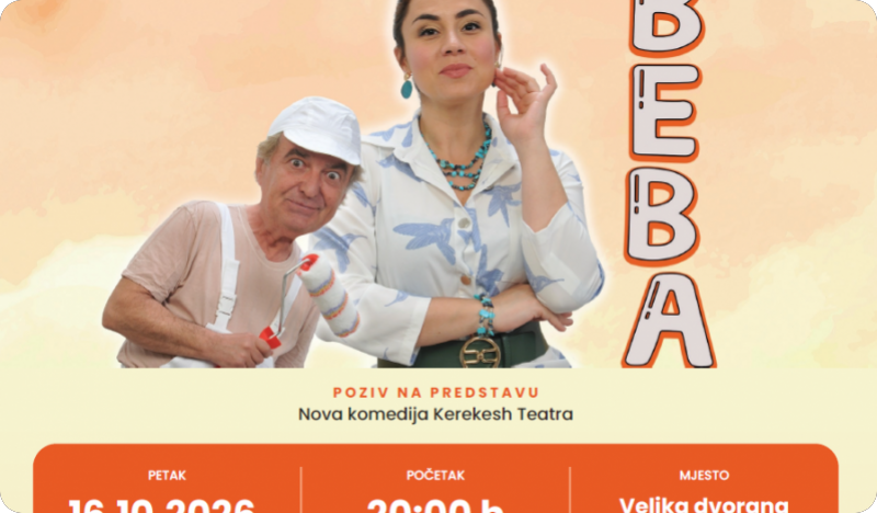 Poreč: Besplatna hit komedija “Beba” Kerekesh Teatra u petak u Žatici-164212