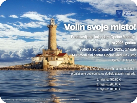 U subotu promocija kalendara Općine Medulin za 2026. godinu-157326