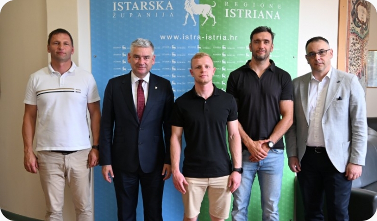Patrik Licul kod župana Miletića: Državni prvak iz Pule nastavlja boksačku tradiciju grada-161482