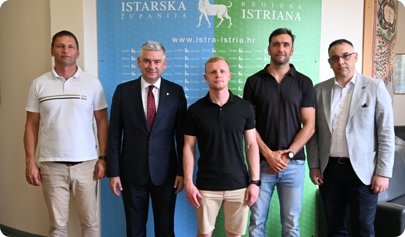 Patrik Licul kod župana Miletića: Državni prvak iz Pule nastavlja boksačku tradiciju grada-161482