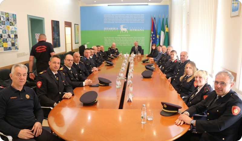 Održan prijem za Vatrogasnu zajednicu Istarske županije povodom Međunarodnog dana vatrogasaca-160342