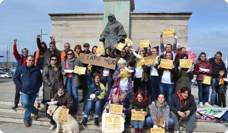 Prosvjedni skup ‘‘Safe passage’’ kao podrška izbjeglicama-65836