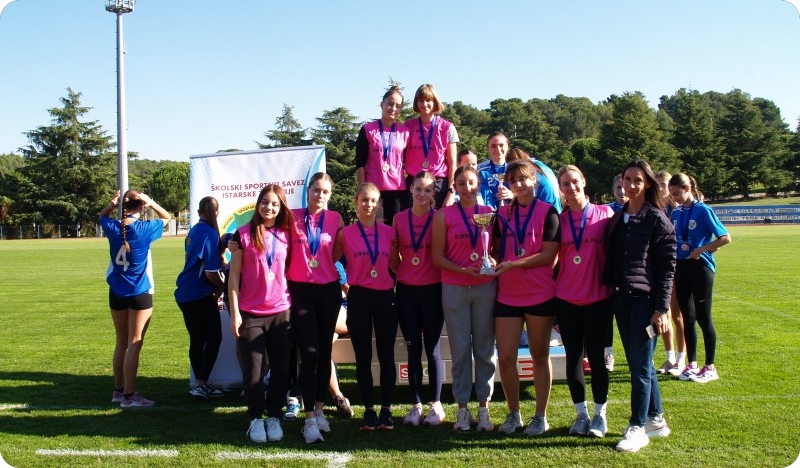 Dvostruka atletska titula Gimnazije iz Pule-156467