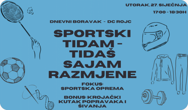 Sportski TiDam - TiDaš sajam razmjene stiže u Rojc-157993