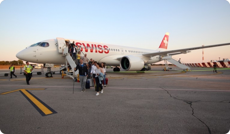 Danas trenažno letenje zrakoplovne kompanije Swiss International Air Lines-125913
