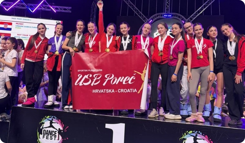 Porečki USB briljirao u Novom Sadu, 17 medalja i nastup na Gala večeri-159353