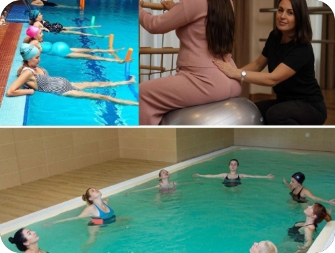 Ukrajinka Kristina Malieieva na pulskim bazenima pokreće vježbe za trudnice-126141