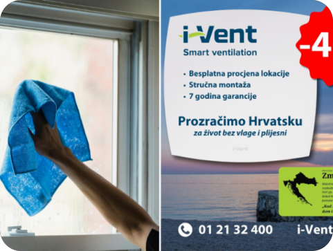 Zimi vam se magle prozori, a ljeti zrak stoji? I-Vent ventilacija s rekuperacijom to rješava efikasno-158085
