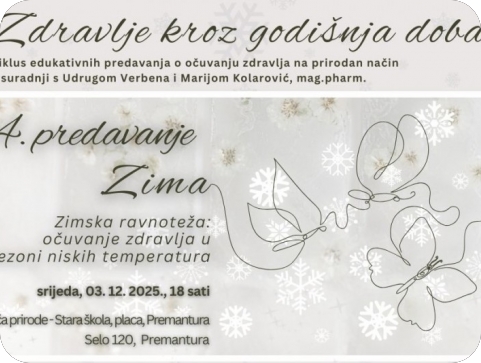 Medulin poziva na predavanje: „Zimska ravnoteža - očuvanje zdravlja u hladnim mjesecima“-156806