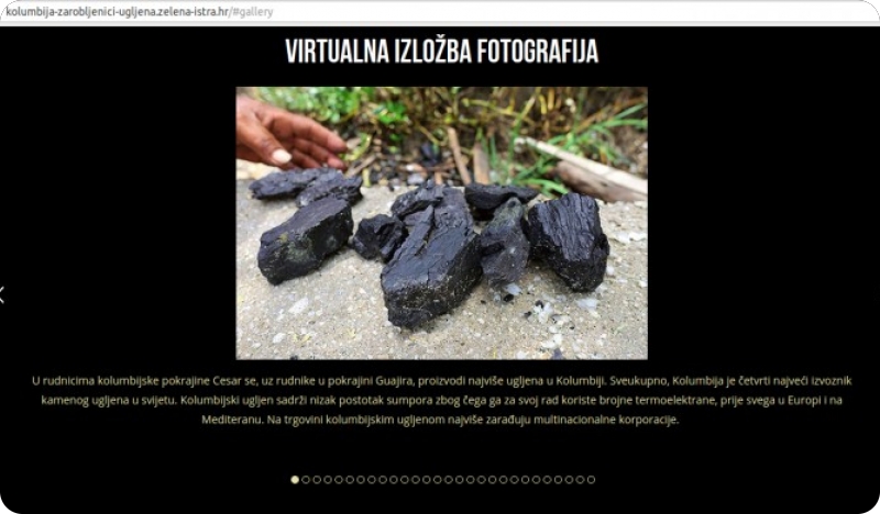 Zelena Istra postavila virtualnu izložbu fotografija “Kolumbija: Zarobljenici ugljena”-84401