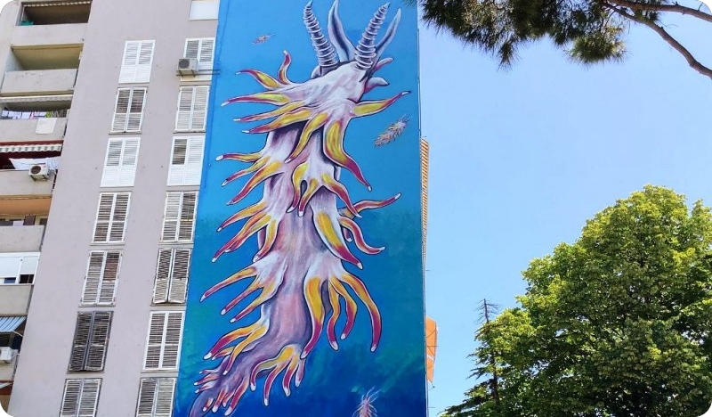 Split je dobio mural najvećeg malog morskog puža na svijetu-118655