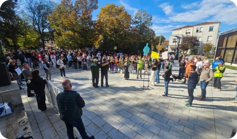 (VIDEO) U Pazinu se okupio velik broj prosvjednika uoči zajedničke sjednice o Kaštijunu-164264