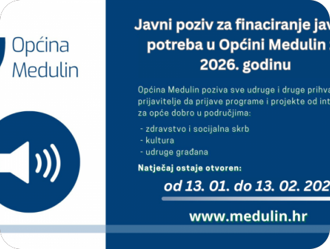 Općina Medulin raspisala natječaj za financiranje udruga u 2026. godini-157786
