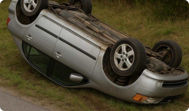 Ozlijeđeni u prevrtanju automobila nedaleko Žminja-154802