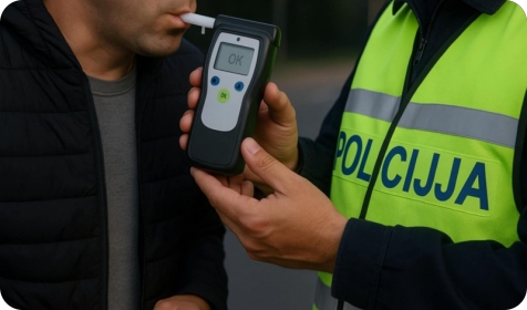 S 2.58 promila prešla posred kružnog toka, a onda sletjela s ceste-156066