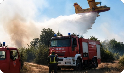 Požar kod Oriha ponovno buknuo, u gašenje uključen i Air Tractor-162571