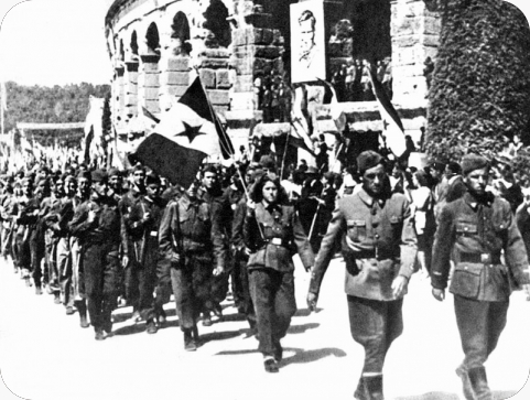 Prva istarska brigada „Vladimir Gortan“ krenula iz Čabarske Police prema Istri-160132