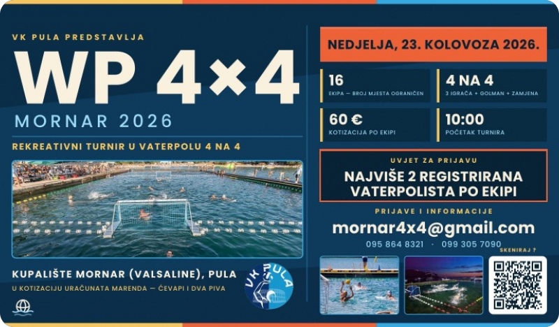 Nakon deset godina na Kupalište Mornar vraća se vaterpolski turnir 4 na 4-162544