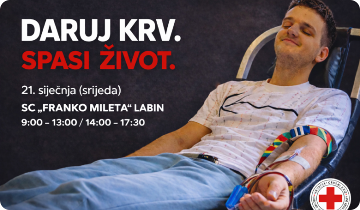 U srijedu prva ovogodišnja akcija darivanja krvi u Labinu-157899