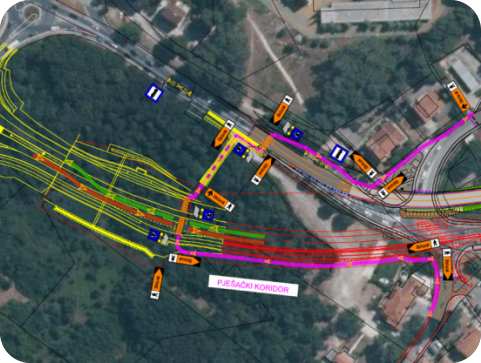 Privremena regulacija prometa za pješake na dionici Veli Vrh - Pula-156692